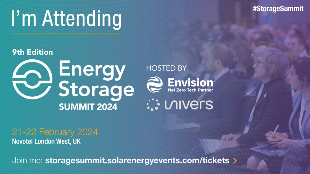 Energy Storage Summit - I'm Attending Banner