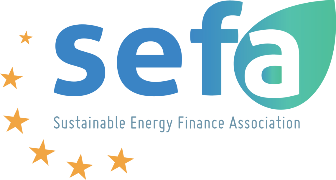 Logo of SEFA - The Sustainable Energy Finance Association, partner of the Energy Storage Summit