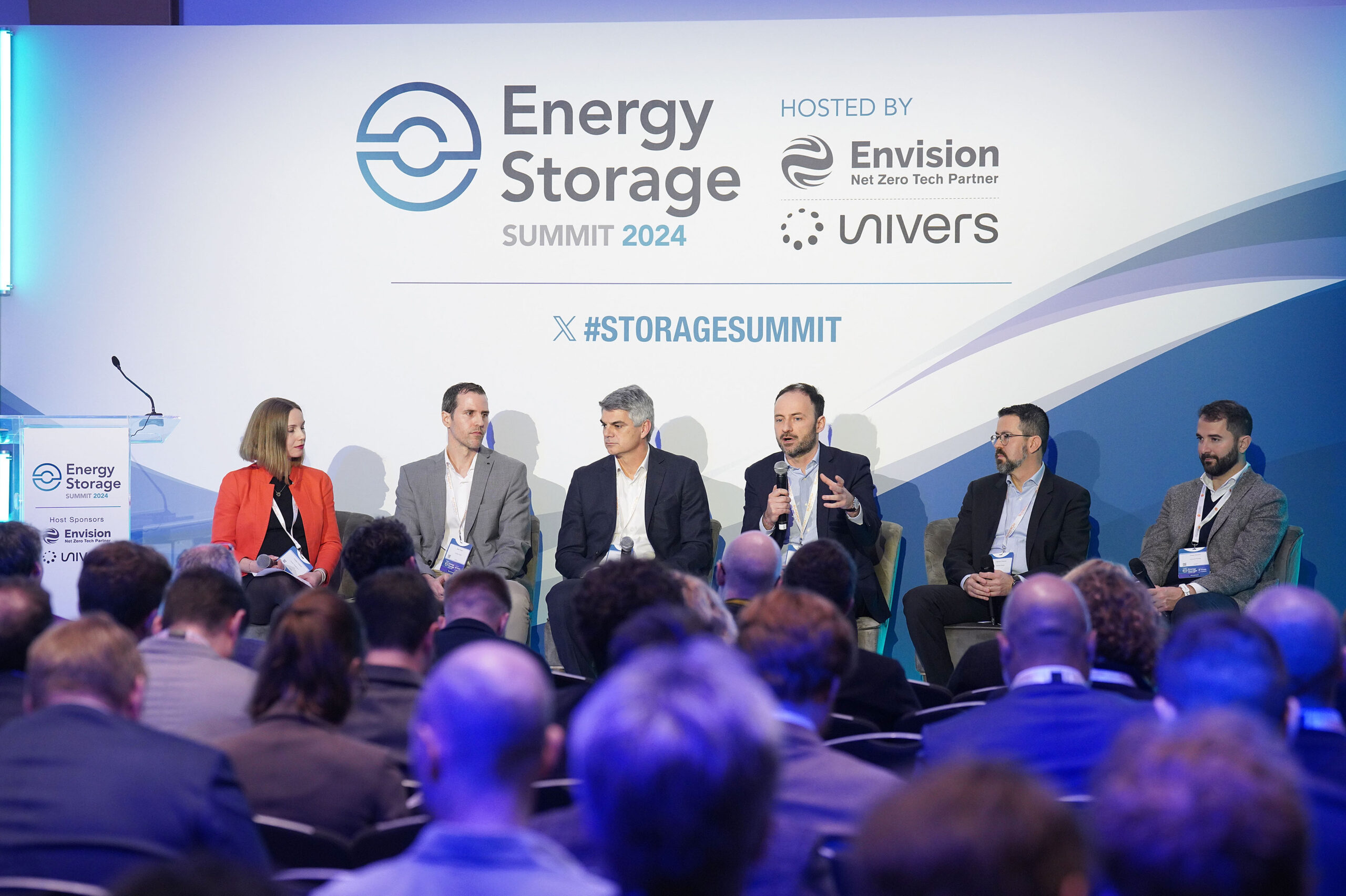 A panel session at Energy Storage Summit