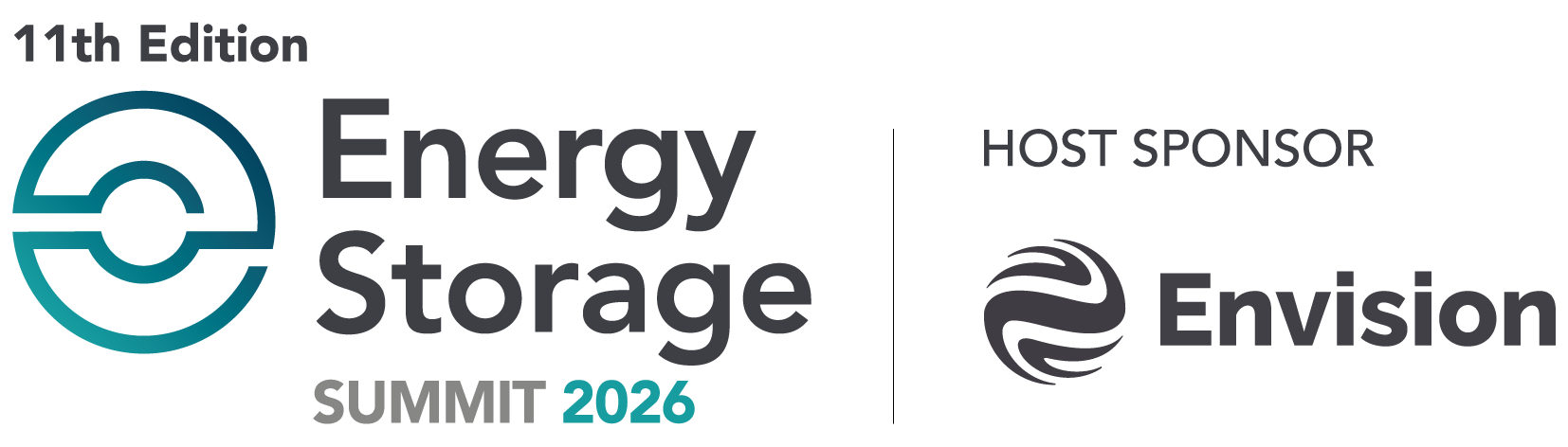 Energy Storage Summit 2026 Logo with Host Sponsor Envision